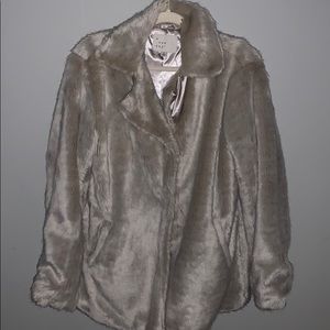 Faux Fur Oversized Coat